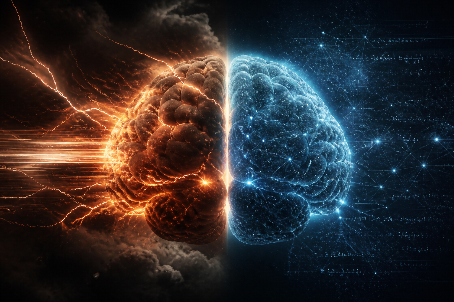 Abstract AI brain